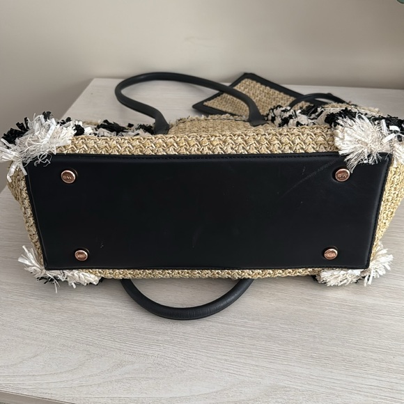 Sophia Webster MONOCHROME TAYA RAFFIA TOTE VGUC - Picture 5 of 8